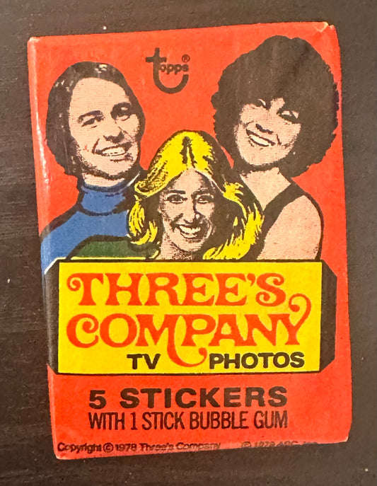 Vintage Three's Company Sticker Pack